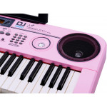 Klávesy 328-06 s mikrofónom ružové